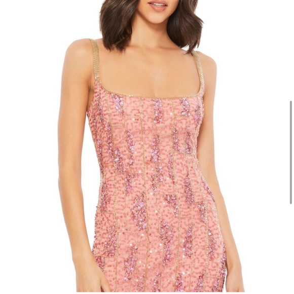 Never Worn - Gorgeous Pink Mac Duggal Gown - Picture 3 of 6